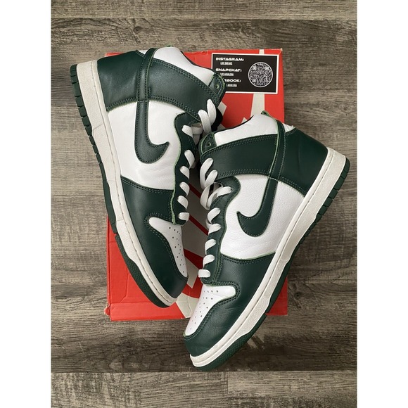 Size‎ 9.5 - Nike Dunk SP High Spartan Green